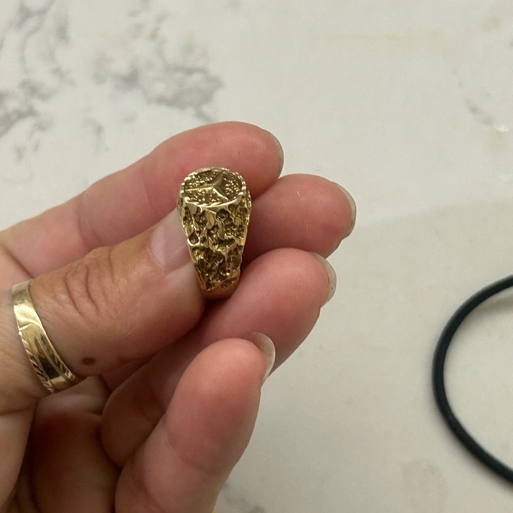 Gold Filigree Ring - Picture 3 of 6
